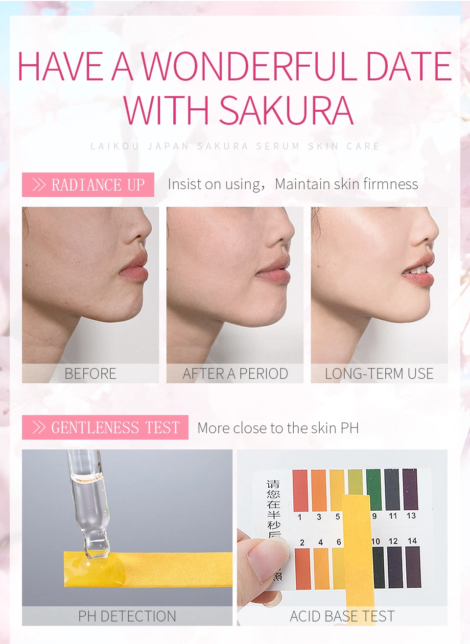 Sakura Serum Cherry Blossom Essence 17ml Skin Care Products Cosmetics