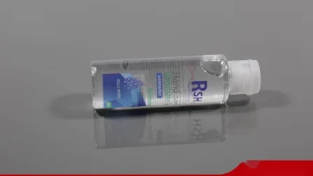 Lavagem instantânea em gel desinfetante para as mãos com álcool 75%