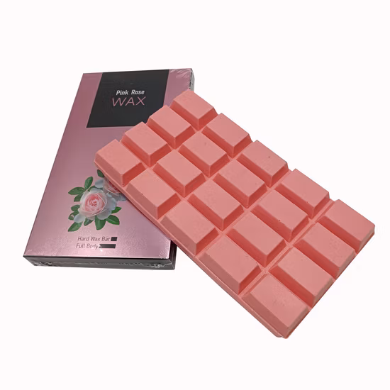 Venda por atacado de produtos de fábrica quentes Bloco de cera dura de chocolate para remoção de pêlos de cera depilatória