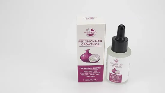 Óleo de rícino de elixir capilar de biotina vegana personalizada OEM e óleo de crescimento capilar
